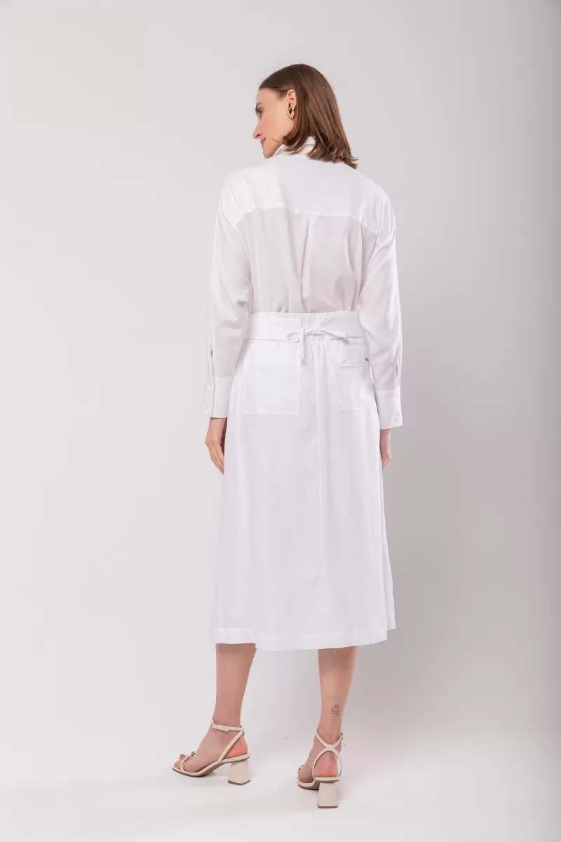 Hidrogênio - 100% WHITE LINEN SHIRT - 19887002 Hidrogênio - 100% WHITE LINEN SHIRT - 19887002
