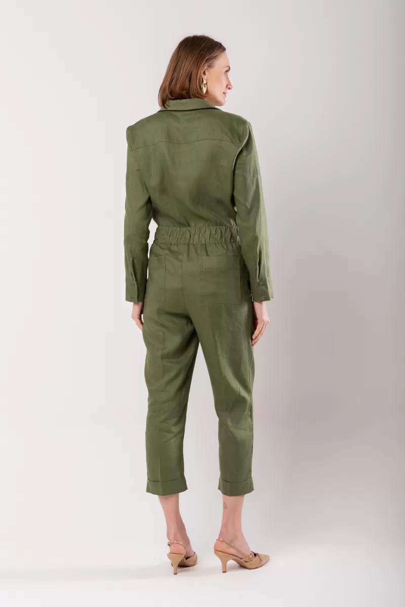 Hidrogênio - 100% GREEN LINEN SHIRT - 20059009 Hidrogênio - 100% GREEN LINEN SHIRT - 20059009