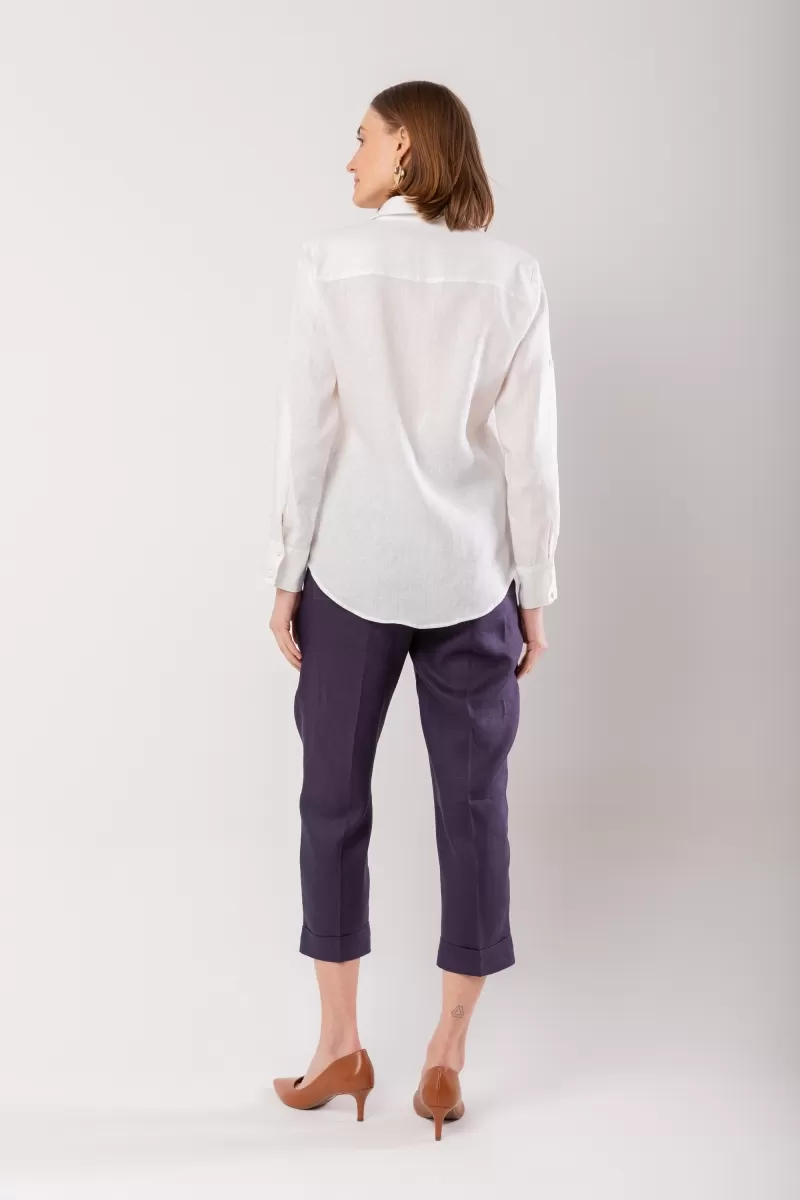 Hidrogênio - 100% OFF WHITE LINEN SHIRT - 20059018 Hidrogênio - 100% OFF WHITE LINEN SHIRT - 20059018