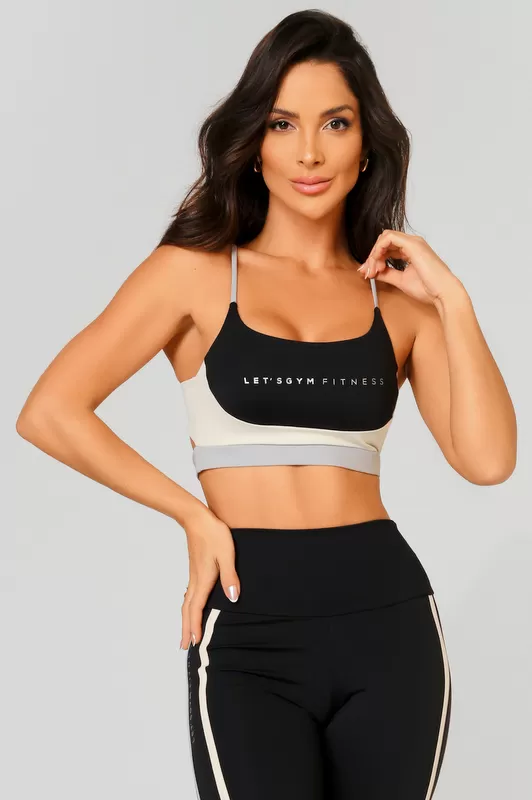 Lets Gym - Black Adapt Top - 2460PT Lets Gym - Black Adapt Top - 2460PT