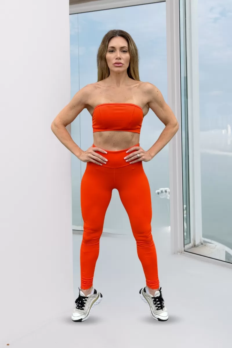 Canoan - Ap Coral Side Pocket Legging - 11614 Canoan - Ap Coral Side Pocket Legging - 11614