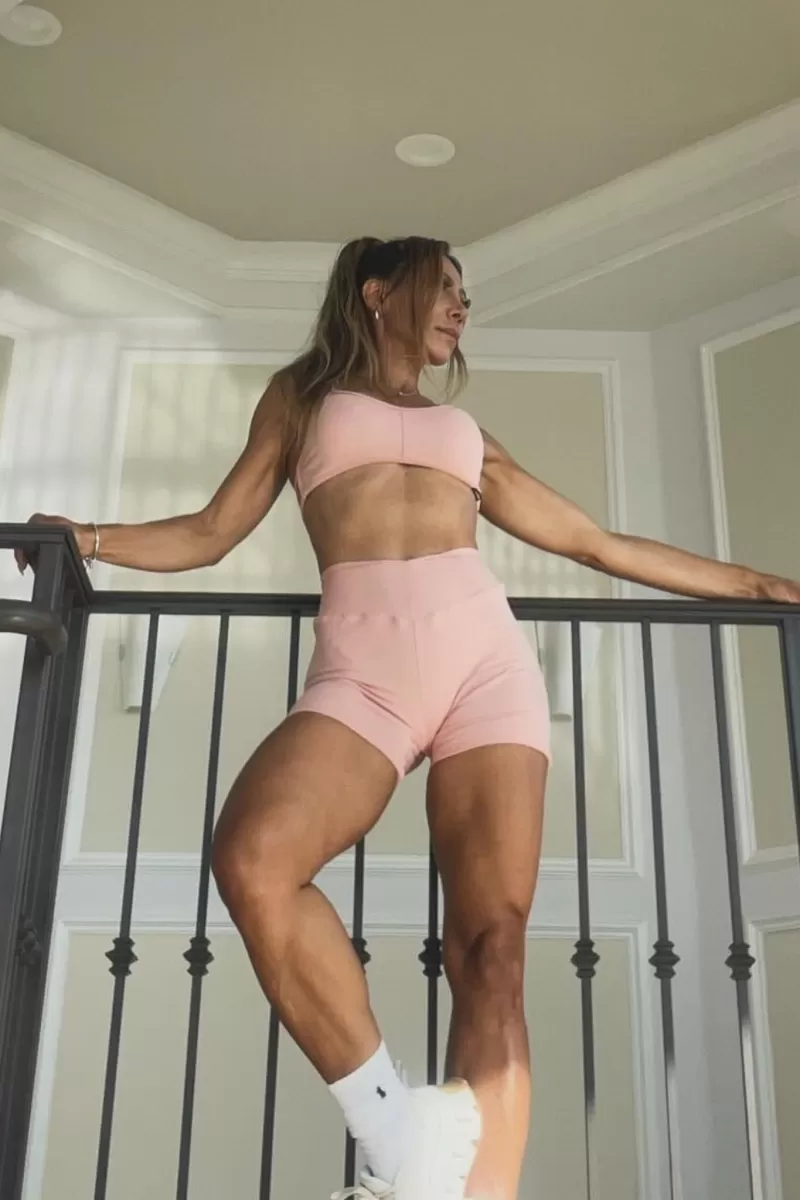 Canoan - Soft Pink V-Rise Shorts - 8611 Canoan - Soft Pink V-Rise Shorts - 8611