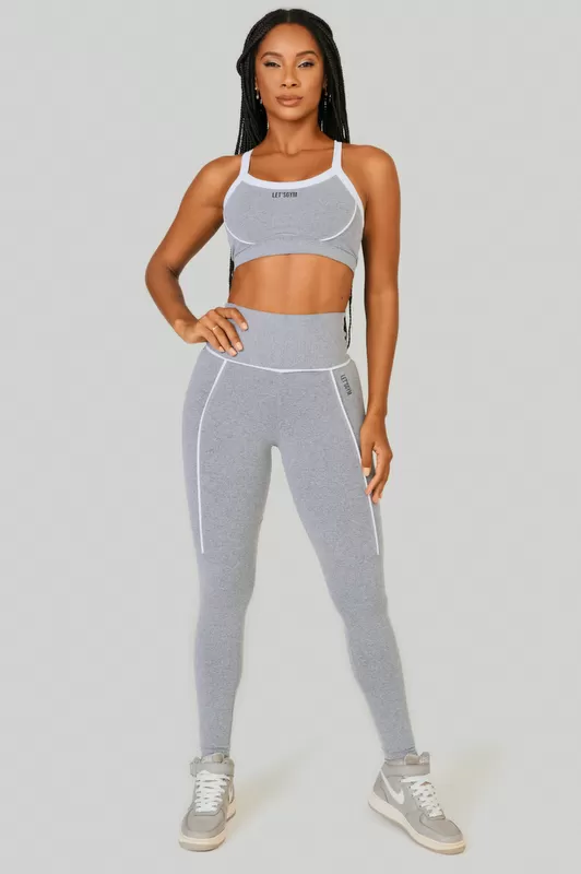 Lets Gym - Grey Gummy Leggings - 2535MC Lets Gym - Grey Gummy Leggings - 2535MC