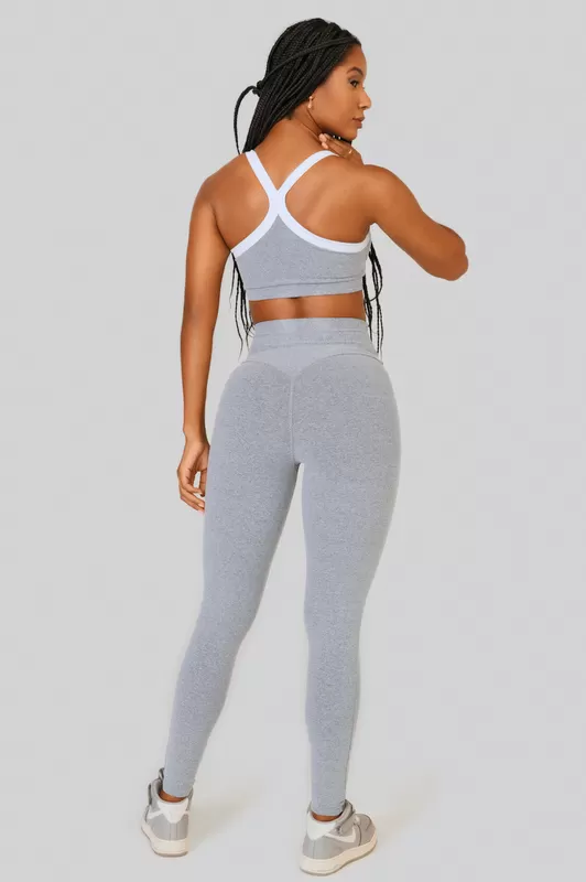 Lets Gym - Grey Gummy Leggings - 2535MC Lets Gym - Grey Gummy Leggings - 2535MC