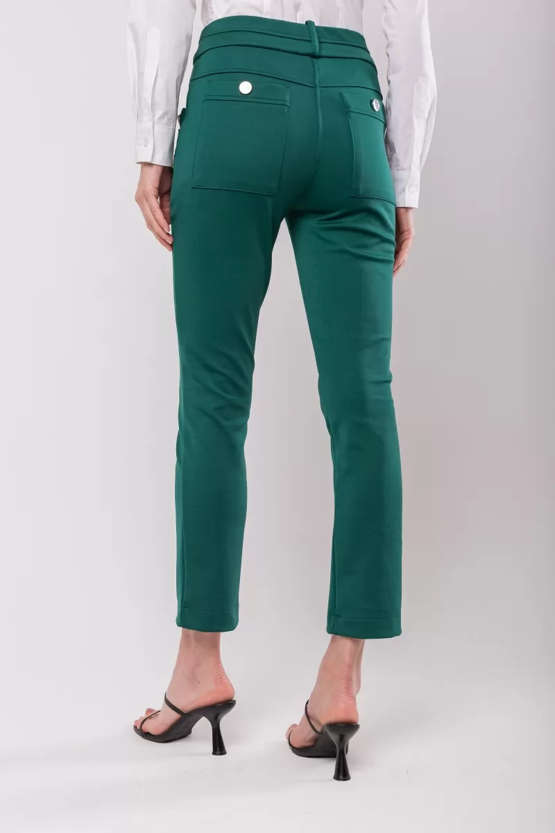 Hidrogênio - CAMILA DARK GREEN FISHERMAN PANTS - 19510493 Hidrogênio - CAMILA DARK GREEN FISHERMAN PANTS - 19510493