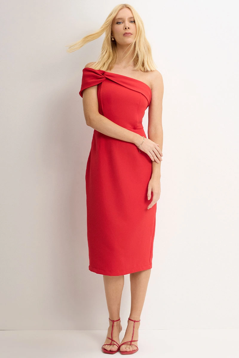 Miss Misses - Vestido Miss Misses Vermelho - 54343024