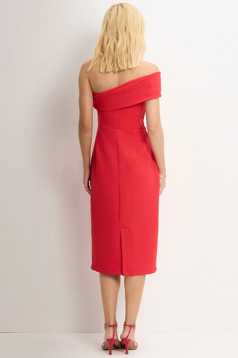 Miss Misses - Vestido Miss Misses Vermelho - 54343024