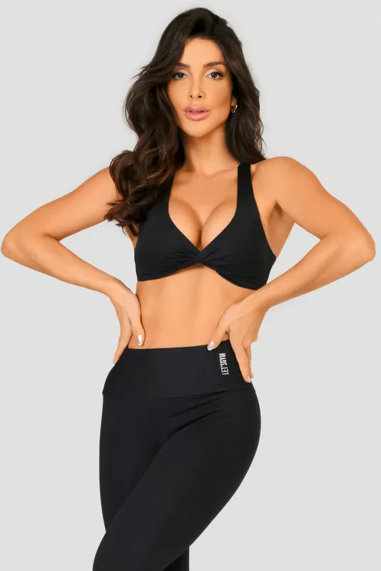 Lets Gym - Black Drop Top - 2504PT Lets Gym - Black Drop Top - 2504PT