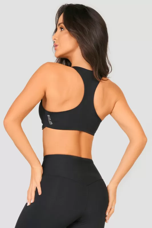 Lets Gym - Black Drop Top - 2504PT Lets Gym - Black Drop Top - 2504PT
