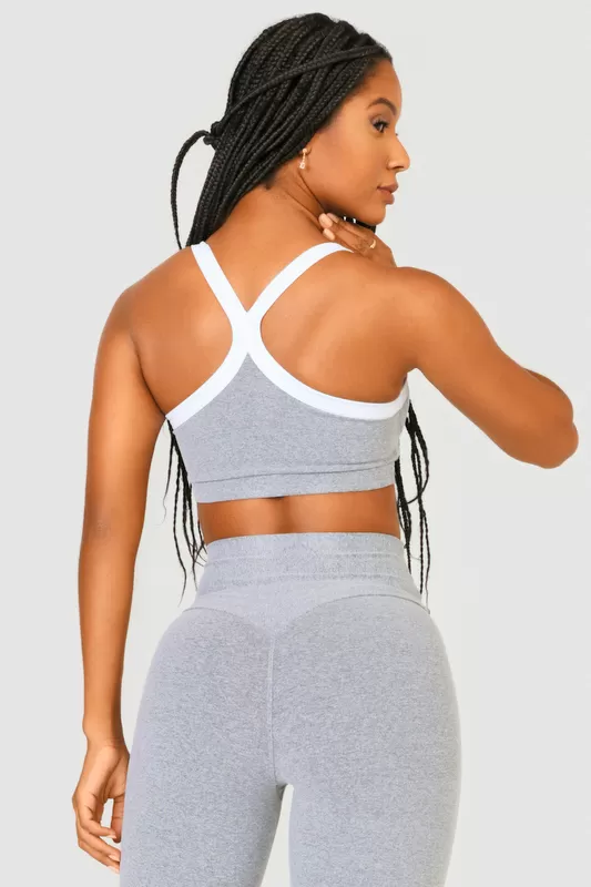 Lets Gym - Grey Gummy Top - 2534MC Lets Gym - Grey Gummy Top - 2534MC
