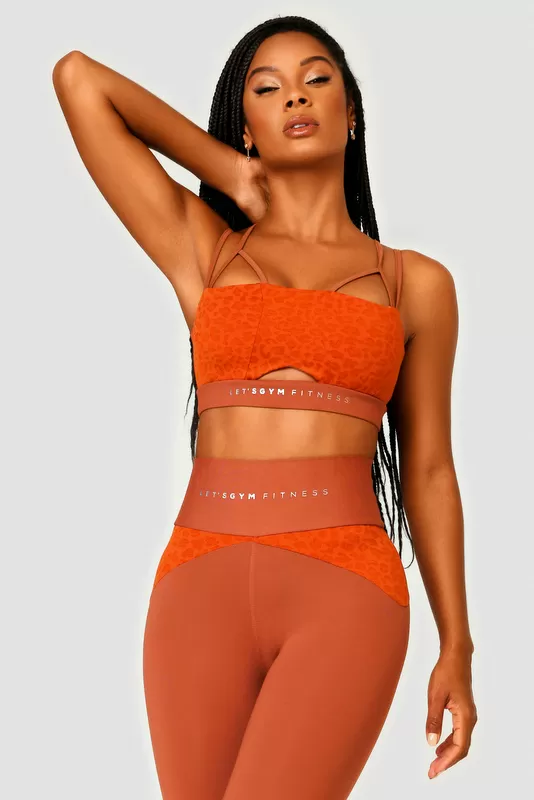 Lets Gym - Top Wild Ocher - 2506OC Lets Gym - Top Wild Ocher - 2506OC