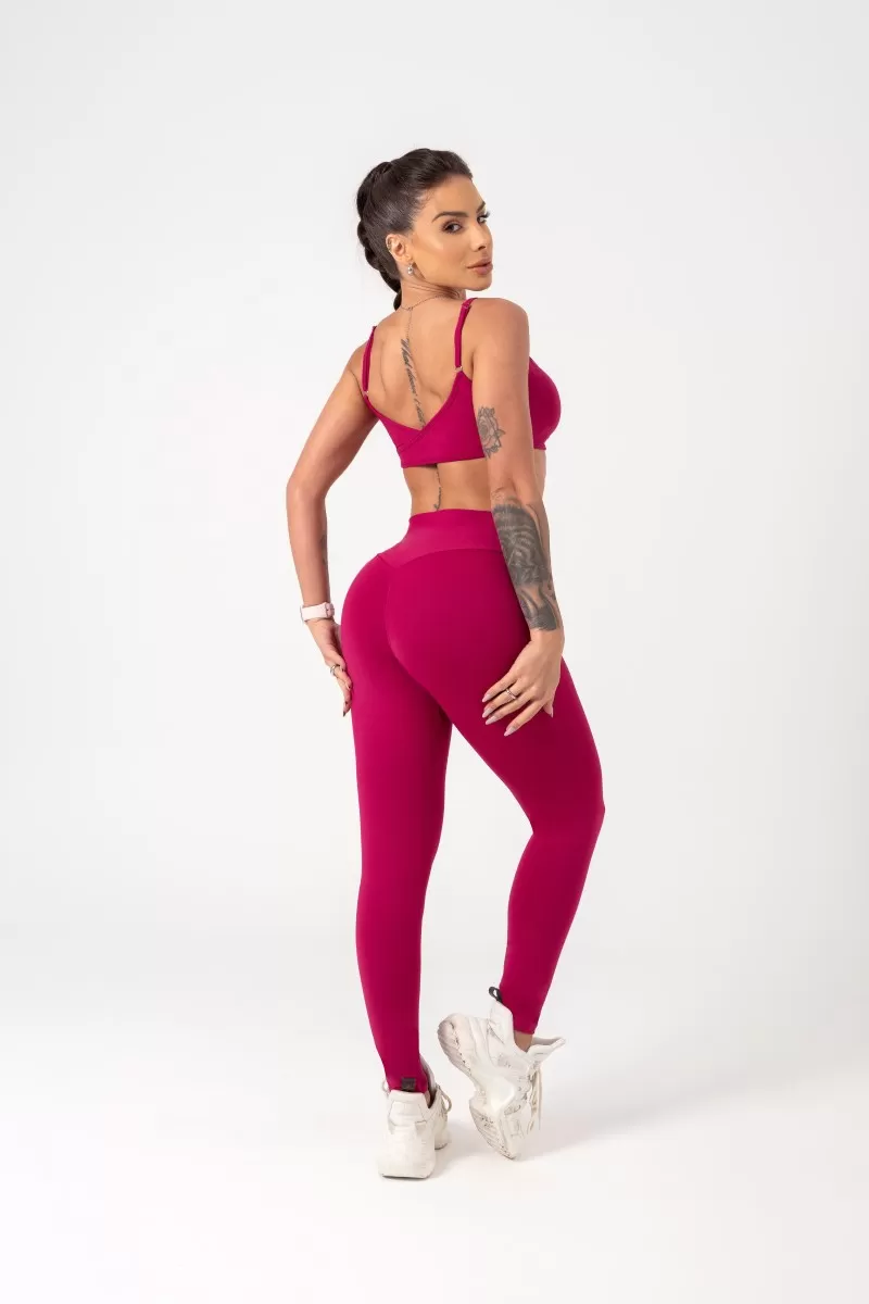 Hipkini - Legging Movement Magenta with Silk - 33330695 Hipkini - Legging Movement Magenta with Silk - 33330695