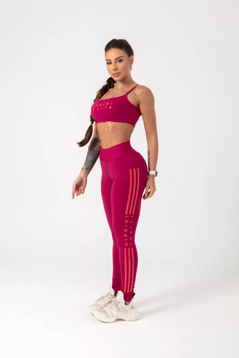 Hipkini - Legging Movement Magenta with Silk - 33330695 Hipkini - Legging Movement Magenta with Silk - 33330695