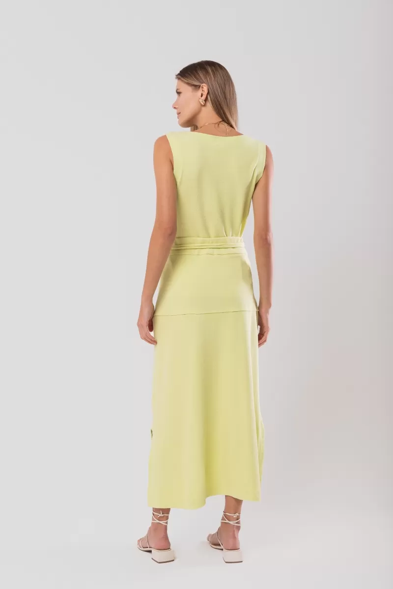 Hidrogênio - WATER GREEN CREPE KNIT TANK TOP - 20166157 Hidrogênio - WATER GREEN CREPE KNIT TANK TOP - 20166157
