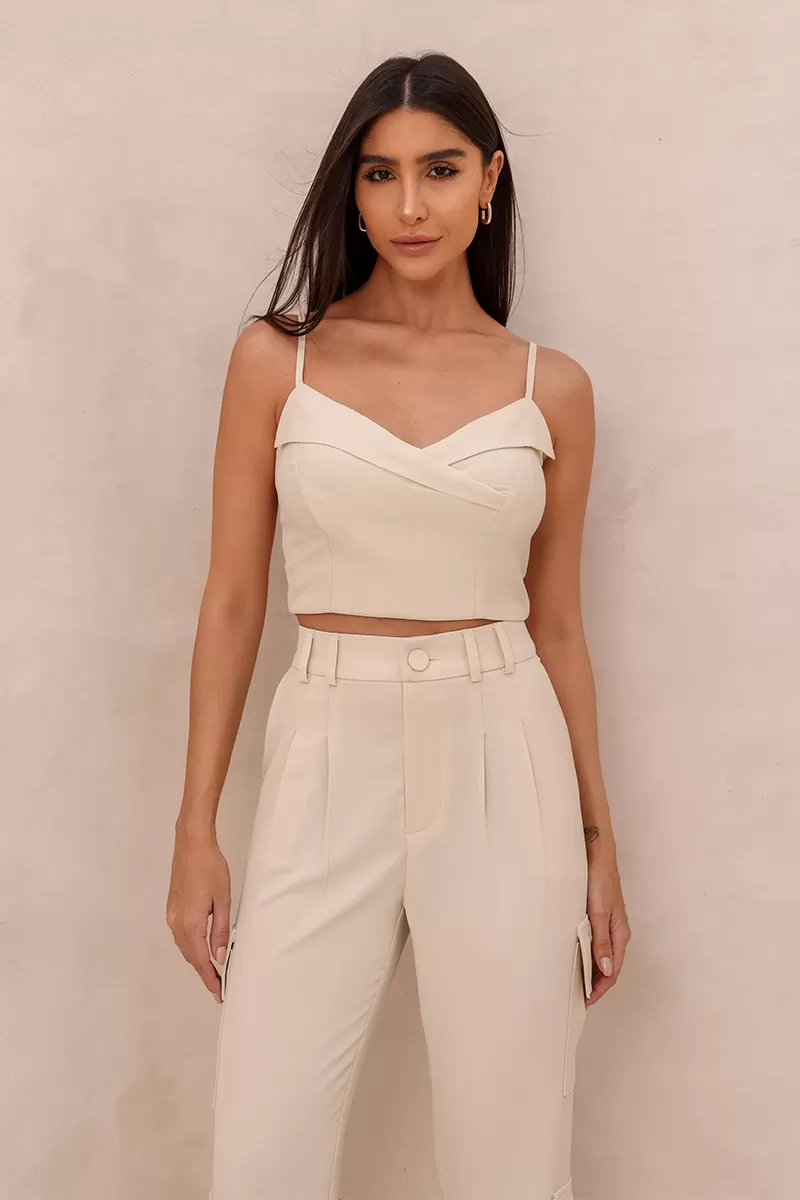 Dot Clothing - Set Dot Clothing Luisa Off White - 2452OFF Dot Clothing - Set Dot Clothing Luisa Off White - 2452OFF