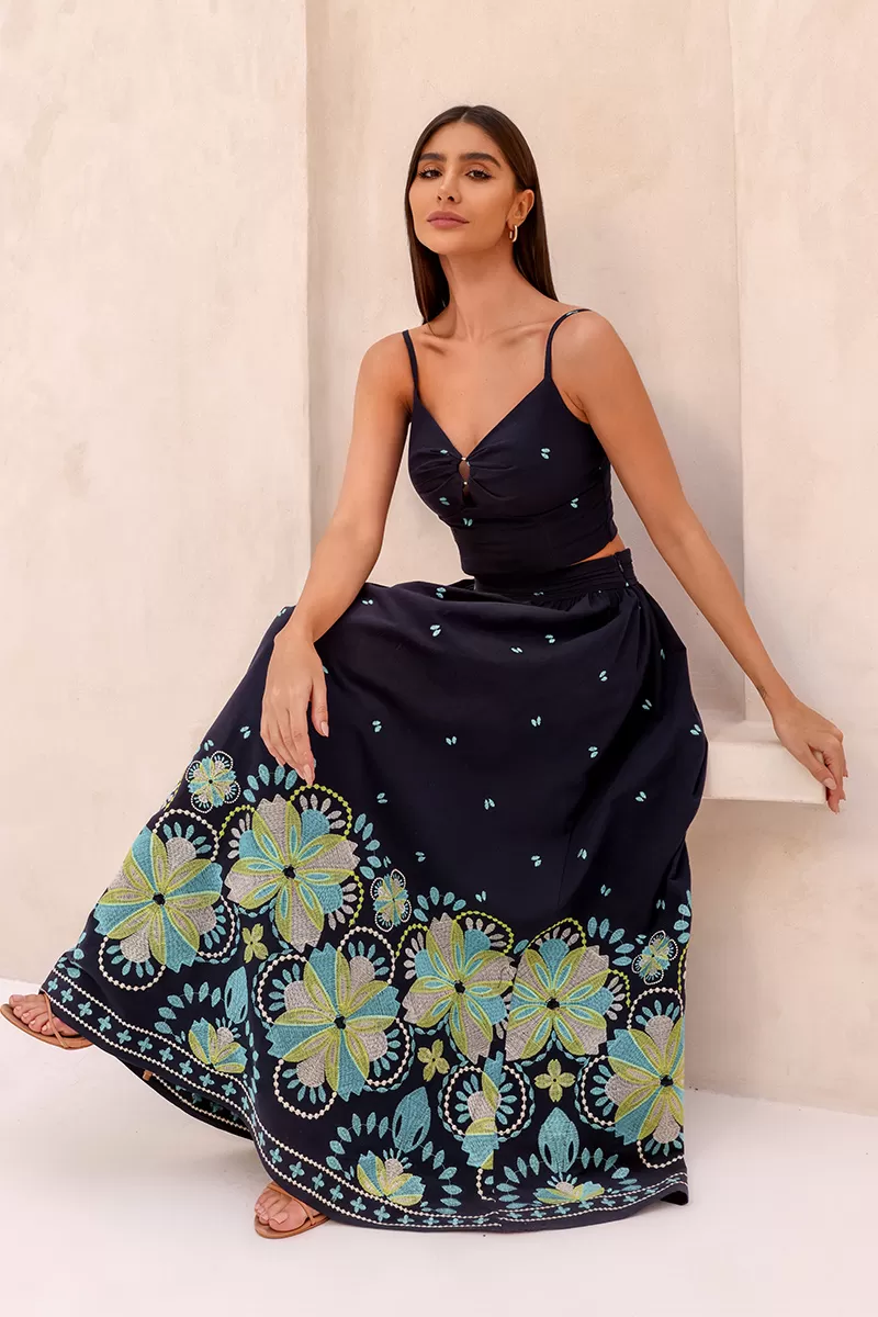 Dot Clothing - Set Dot Clothing needlework Gaia Azul - 2498AZUL Dot Clothing - Set Dot Clothing needlework Gaia Azul - 2498AZUL