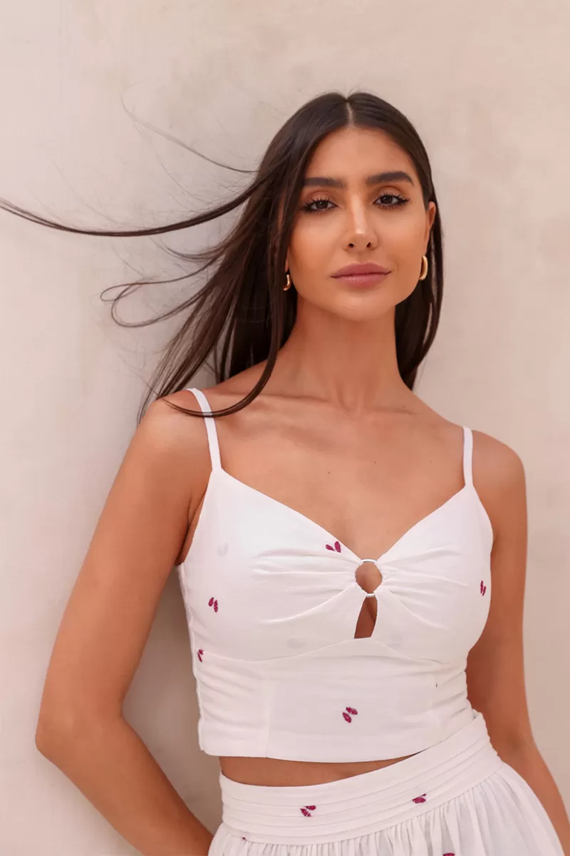 Dot Clothing - Set Dot Clothing Gaia needlework Off White - 2498OFF Dot Clothing - Set Dot Clothing Gaia needlework Off White - 2498OFF