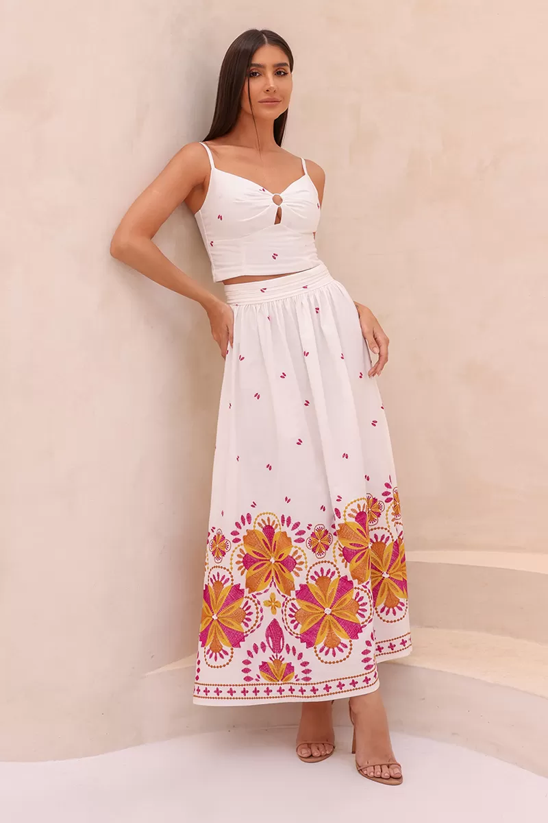 Dot Clothing - Set Dot Clothing Gaia needlework Off White - 2498OFF Dot Clothing - Set Dot Clothing Gaia needlework Off White - 2498OFF