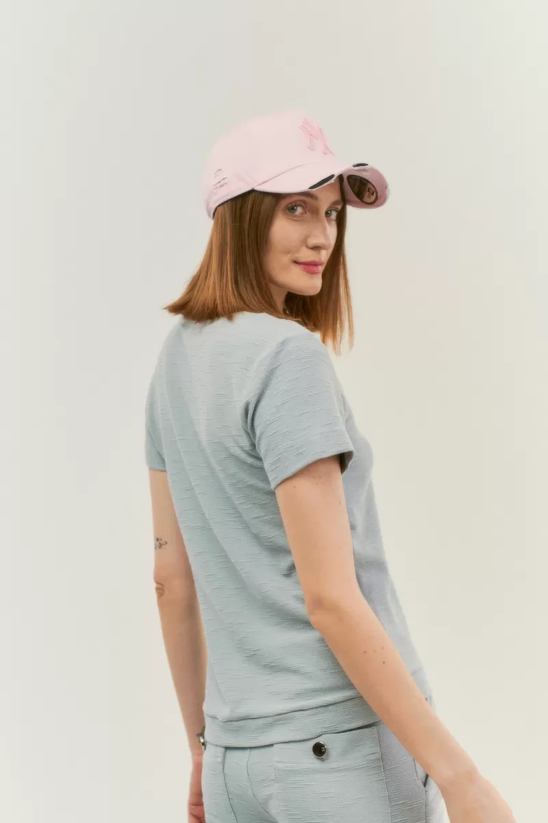 Hidrogênio - LIGHT GREY SHORT SLEEVE SWEATSHIRT - 18455077 Hidrogênio - LIGHT GREY SHORT SLEEVE SWEATSHIRT - 18455077