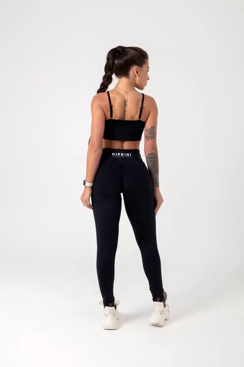 Hipkini - Top Movement Preto com Silk com Bojo - 33330678