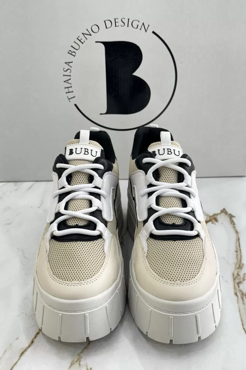 BUBU - MYBUBU BLACK BUENO TENNIS SHOES - TBPT01 BUBU - MYBUBU BLACK BUENO TENNIS SHOES - TBPT01
