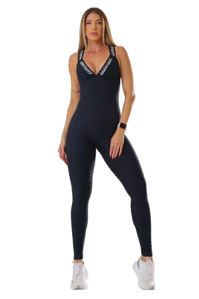 Garotafit - Black Reggae Jumpsuit - MAC207AAL