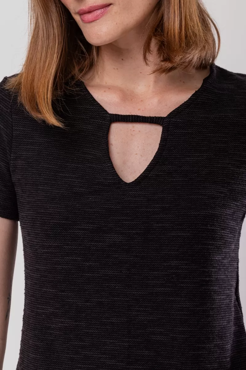 Hidrogênio - MG SHORT BLOUSE WITH DROP FLAME BLACK SWEATSHIRT - 20132001 Hidrogênio - MG SHORT BLOUSE WITH DROP FLAME BLACK SWEATSHIRT - 20132001