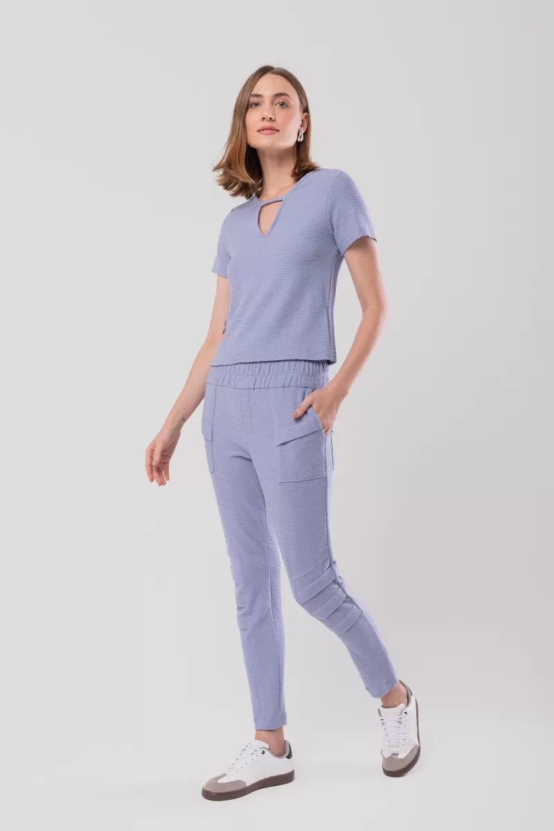 Hidrogênio - MG SHORT BLOUSE WITH DROP FLAME SWEATSHIRT BABY BLUE - 20132111 Hidrogênio - MG SHORT BLOUSE WITH DROP FLAME SWEATSHIRT BABY BLUE - 20132111