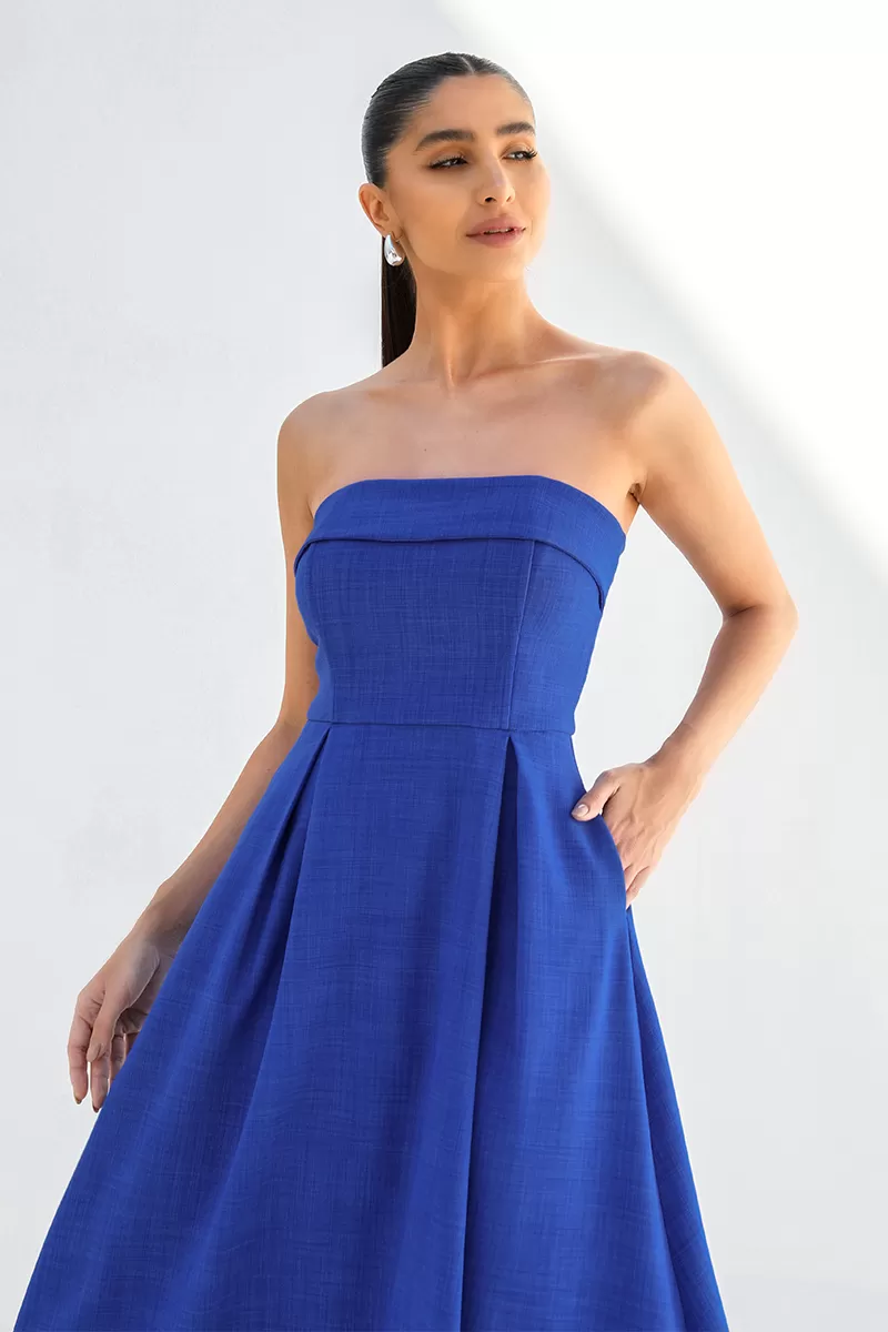 Dot Clothing - Dress Dot Clothing Veronica TQC Blue - 2489AZUL Dot Clothing - Dress Dot Clothing Veronica TQC Blue - 2489AZUL