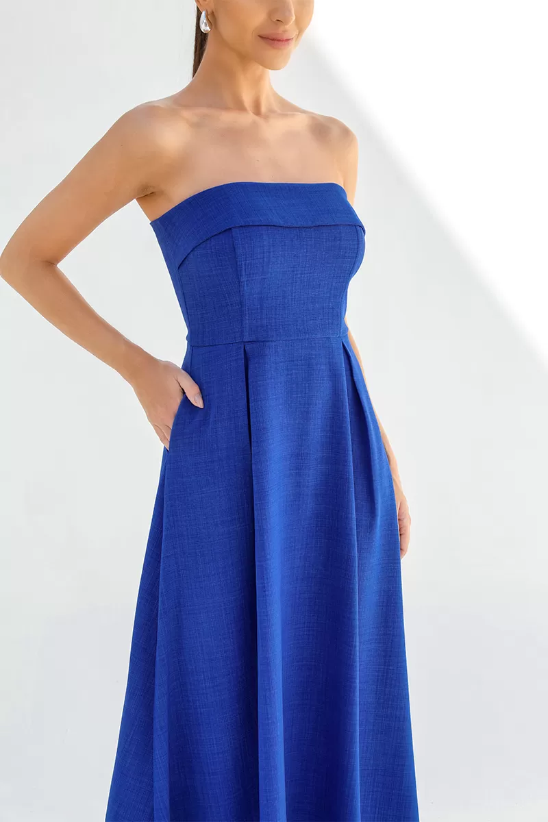 Dot Clothing - Dress Dot Clothing Veronica TQC Blue - 2489AZUL Dot Clothing - Dress Dot Clothing Veronica TQC Blue - 2489AZUL