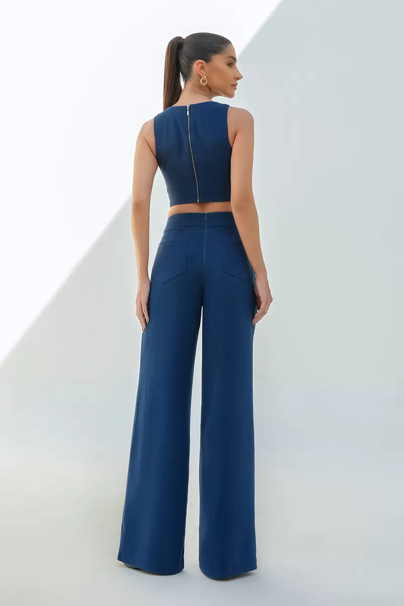 Dot Clothing - Miranda Dot Clothing Set Navy Blue - 2502AZUL Dot Clothing - Miranda Dot Clothing Set Navy Blue - 2502AZUL