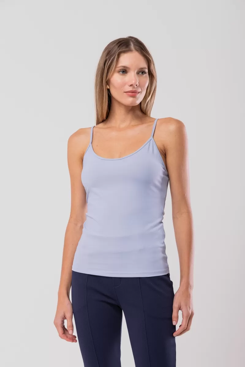 Hidrogênio - BABY BLUE STRAP UP TANK TOP - 20161111 Hidrogênio - BABY BLUE STRAP UP TANK TOP - 20161111