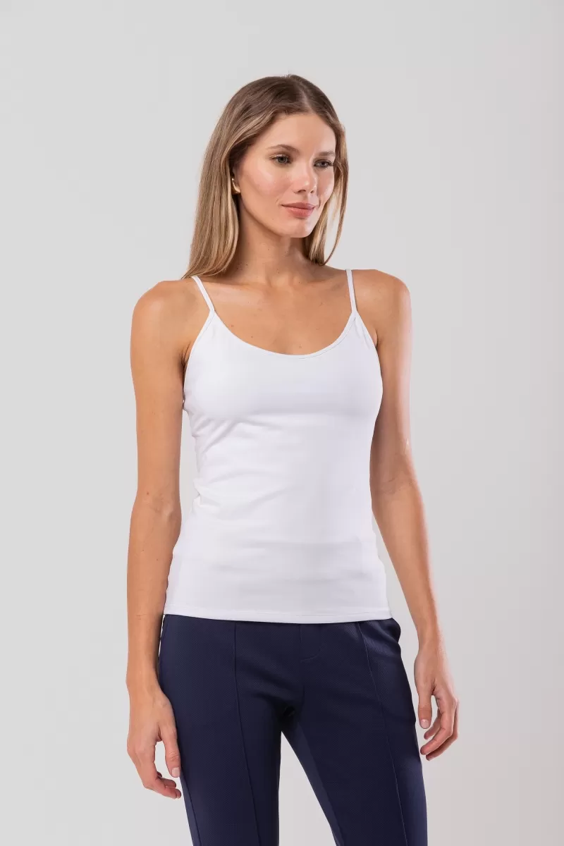 Hidrogênio - WHITE GALAON STRAP UP TANK TOP - 20161002 Hidrogênio - WHITE GALAON STRAP UP TANK TOP - 20161002