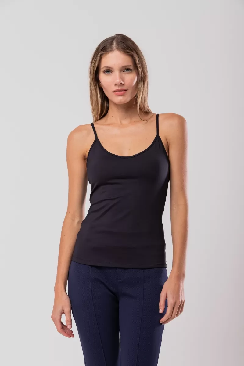 Hidrogênio - BLACK GALAON STRAP TANK TOP - 20161001 Hidrogênio - BLACK GALAON STRAP TANK TOP - 20161001