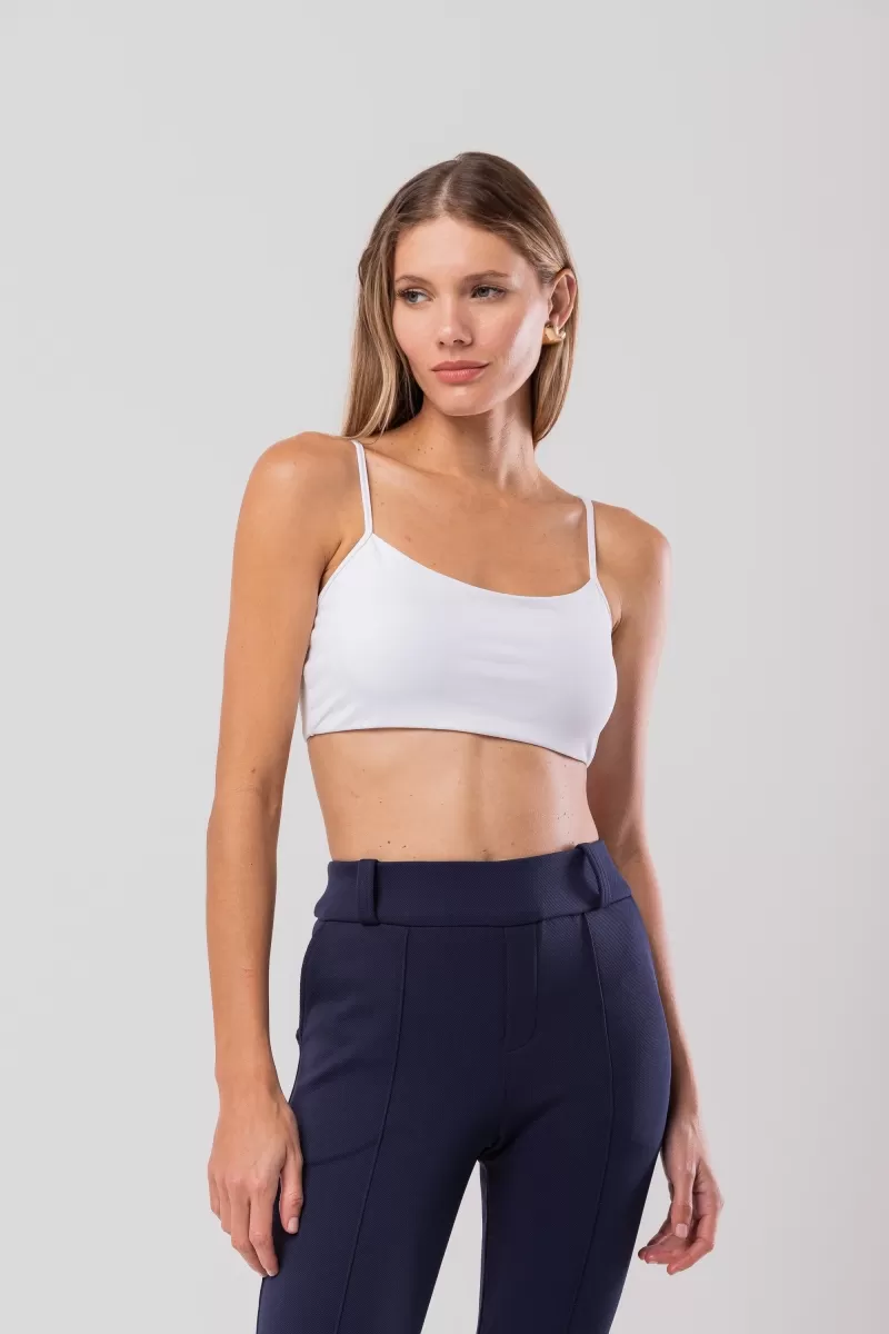 Hidrogênio - WHITE GALAO TOP WITH PAD AND STRAPS - 20170002 Hidrogênio - WHITE GALAO TOP WITH PAD AND STRAPS - 20170002