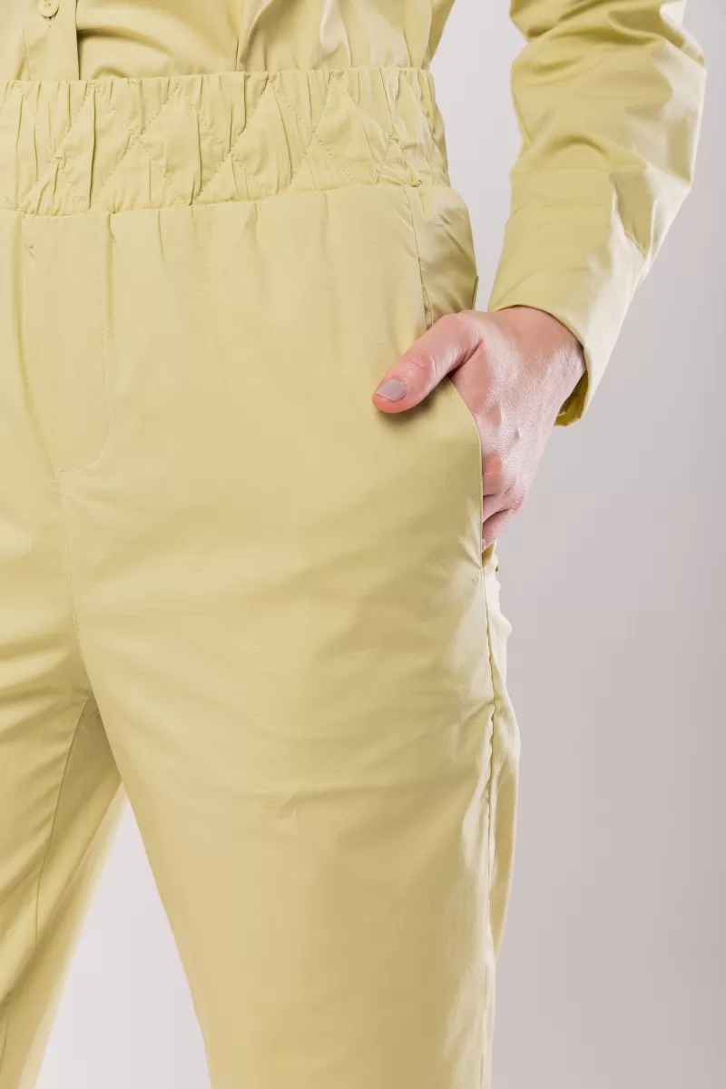 Hidrogênio - CARROT PANTS WITH ELASTIC TRICOLINE COSTUME LUIZA GREEN SALGUEIRO - 20135557 Hidrogênio - CARROT PANTS WITH ELASTIC TRICOLINE COSTUME LUIZA GREEN SALGUEIRO - 20135557