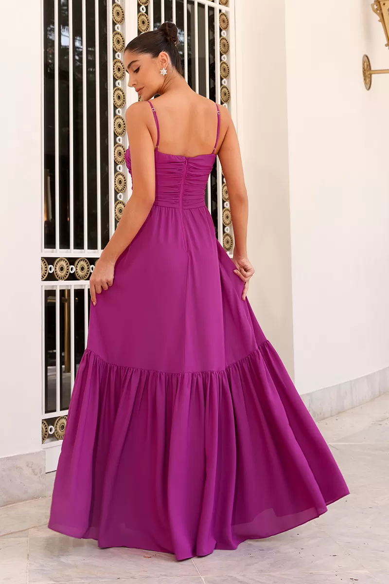 Dot Clothing - Dress Dot Clothing Marta Longo Fuchsia - 2485FUCSIA Dot Clothing - Dress Dot Clothing Marta Longo Fuchsia - 2485FUCSIA