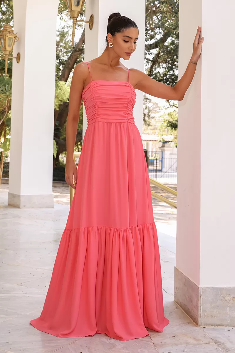 Dot Clothing - Dress Dot Clothing Marta Longo pink - 2485ROSA Dot Clothing - Dress Dot Clothing Marta Longo pink - 2485ROSA