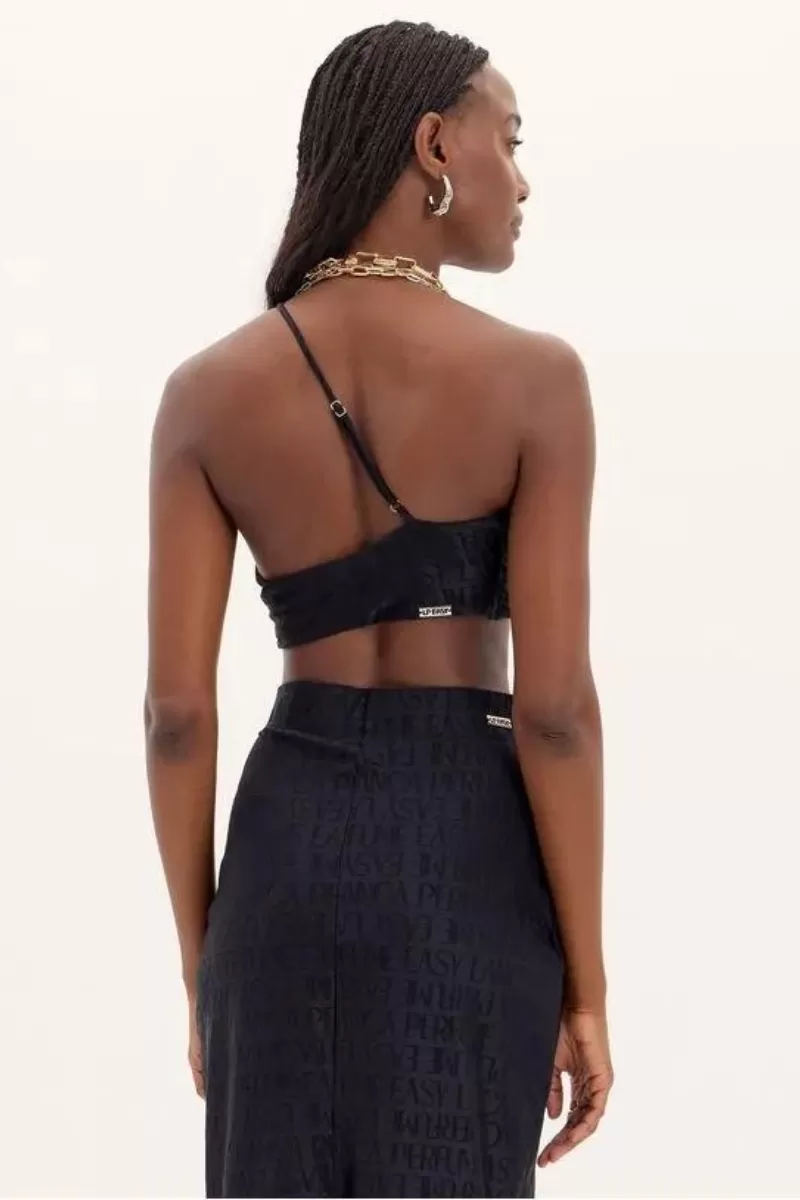 LANÇA PERFUME - LP EASY SINGLE SHOULDER CROPPED TOP - 1739 LANÇA PERFUME - LP EASY SINGLE SHOULDER CROPPED TOP - 1739