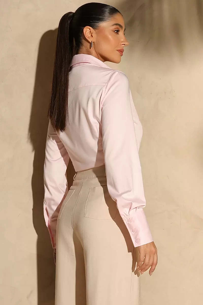 Miss Misses - Miss Misses Jaqueline Pink Shirt - 54364ROSA Miss Misses - Miss Misses Jaqueline Pink Shirt - 54364ROSA