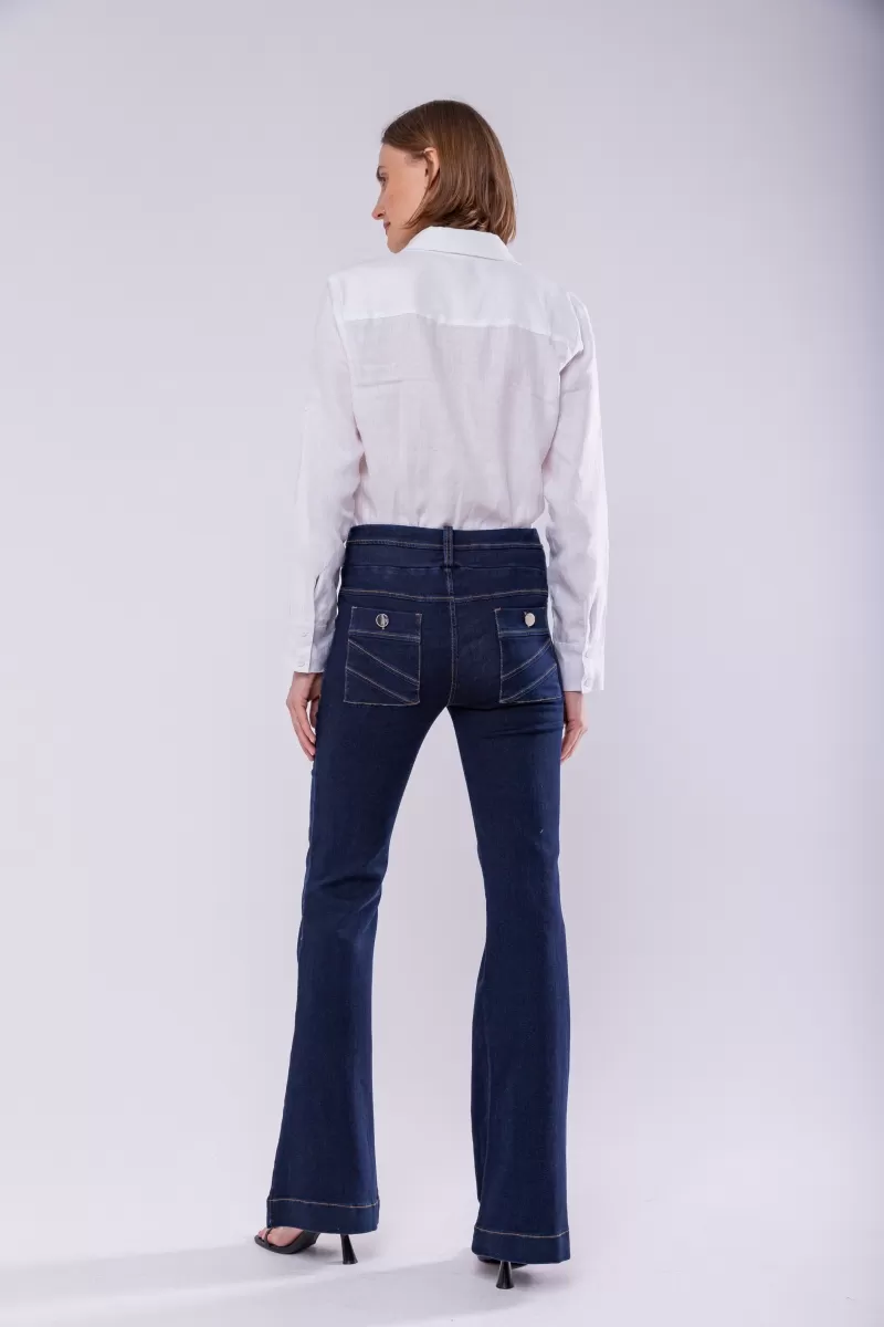 Hidrogênio - MARCIA FLARE KNIT PANTS - 19624042 Hidrogênio - MARCIA FLARE KNIT PANTS - 19624042