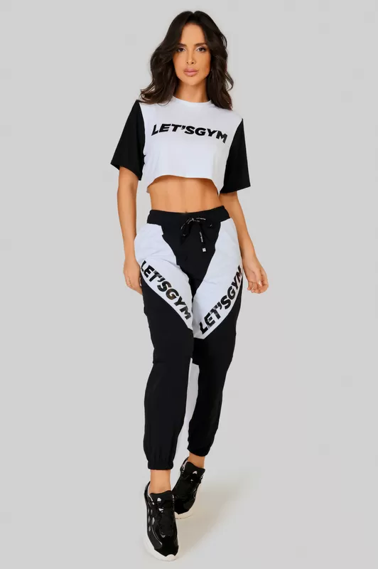 Lets Gym - Jogger Type Black - 2526PTBR Lets Gym - Jogger Type Black - 2526PTBR