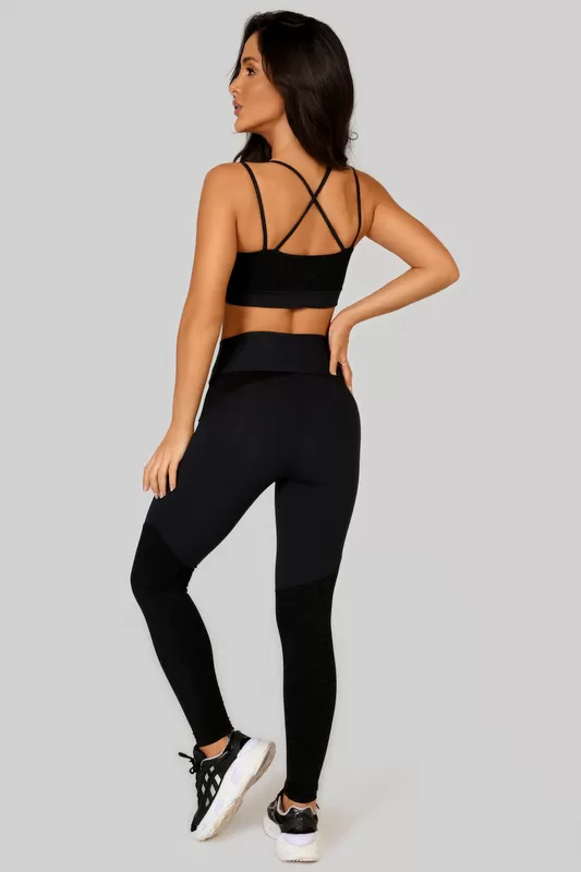 Lets Gym - Black Wild Leggings - 2507PT Lets Gym - Black Wild Leggings - 2507PT