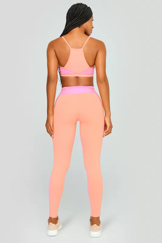 Lets Gym - Pink Blossom Leggings - 2480RO Lets Gym - Pink Blossom Leggings - 2480RO