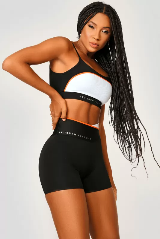 Lets Gym - Black Joy Top - 2531PT Lets Gym - Black Joy Top - 2531PT