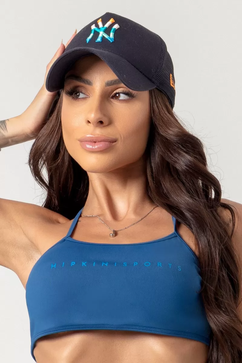 Hipkini - Top Follow the Sun Blue with silk - 33330776 Hipkini - Top Follow the Sun Blue with silk - 33330776