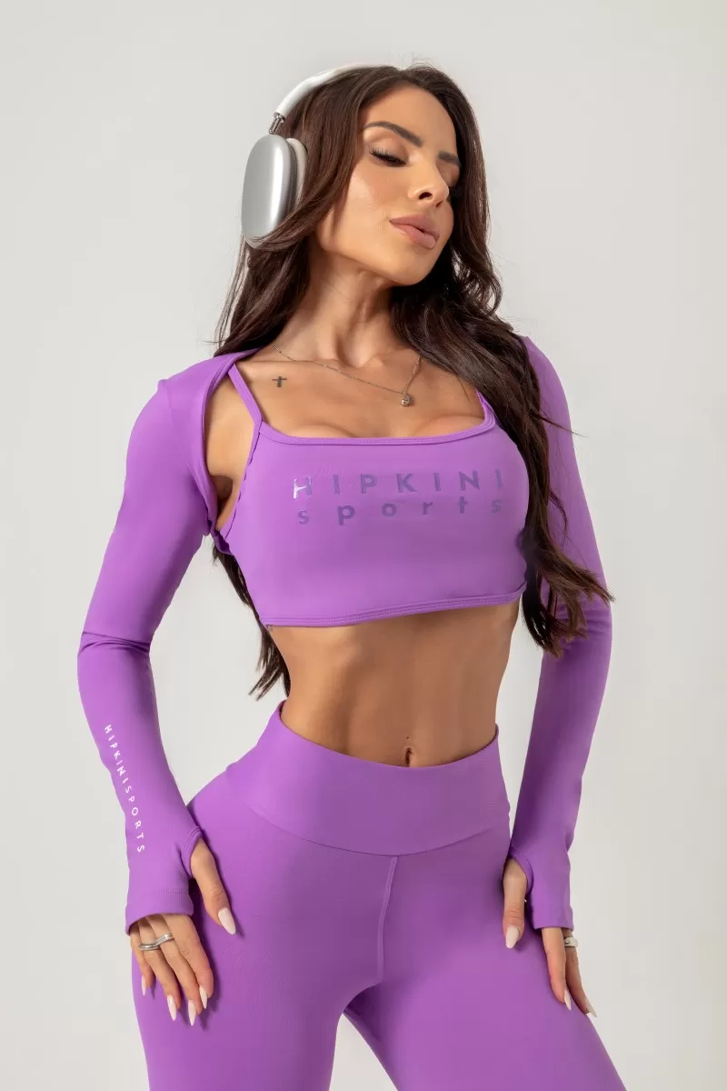 Hipkini - Top Follow the Sun Violet with silk - 33330763 Hipkini - Top Follow the Sun Violet with silk - 33330763