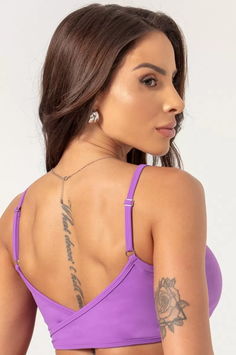 Hipkini - Top Follow the Sun Violet with silk - 33330763 Hipkini - Top Follow the Sun Violet with silk - 33330763