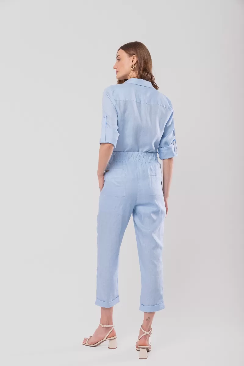 Hidrogênio - 100% BABY BLUE LINEN SHIRT - 19875111 Hidrogênio - 100% BABY BLUE LINEN SHIRT - 19875111