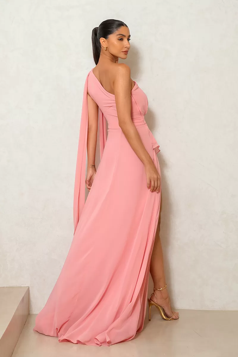 Dot Clothing - Dress Dot Clothing Lilian Com Fenda Rose - 2495ROSE Dot Clothing - Dress Dot Clothing Lilian Com Fenda Rose - 2495ROSE